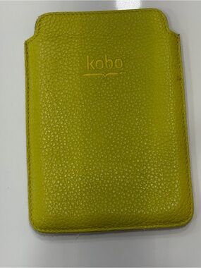 Roots Yellow Pebbled Leather Kobo Sleeve